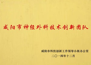 咸陽市神經(jīng)外科技術(shù)創(chuàng)新團(tuán)隊(duì)